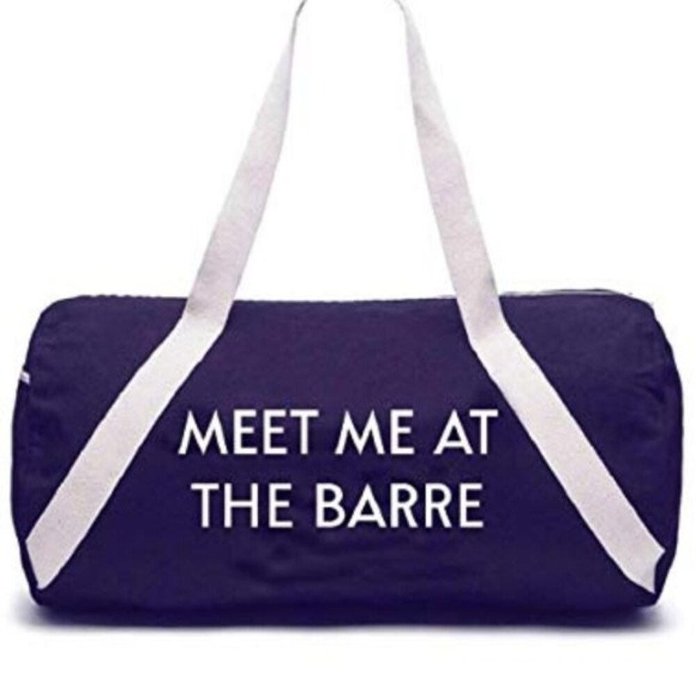 Private Party Meet Me At the Barre Gym Bag
